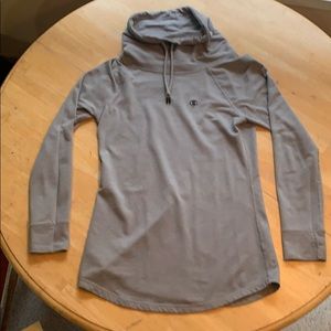 Champion Grey Cowl Neck Light Sweater.